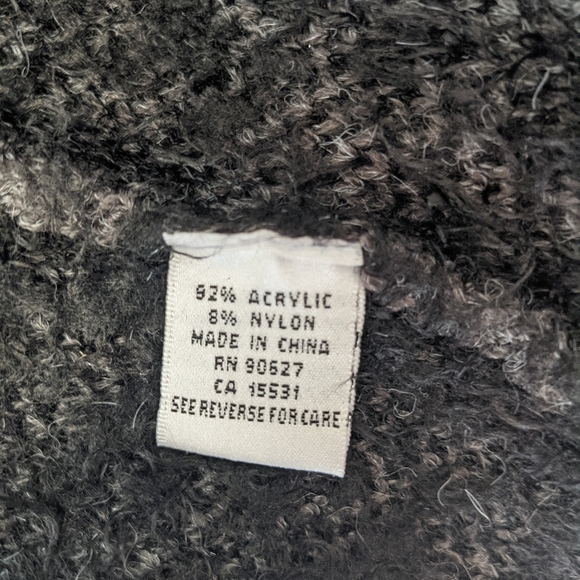 Violet Ruby Long Ombre Mohair Cardigan - Sz M - Picture 7 of 7